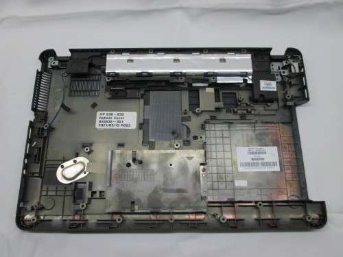 The HP 635 Laptop Bottom Cover Black 646838-001